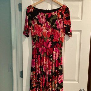 Anthropologie Mark Bouwer Floral Dress size 10